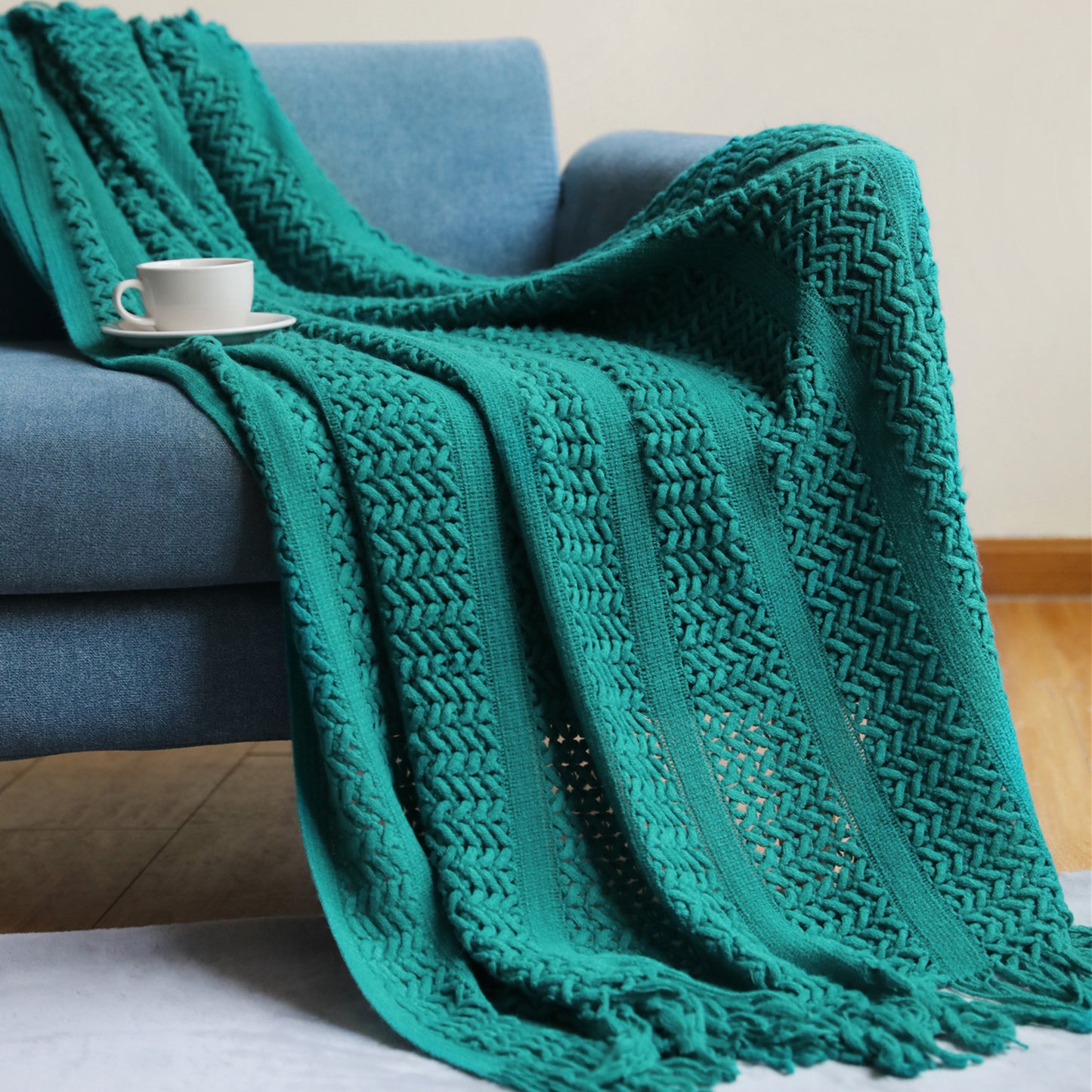Nordic Sofa Blanket Cover Blanket Knitted Blanket Homestay Hotel Throw Blanket