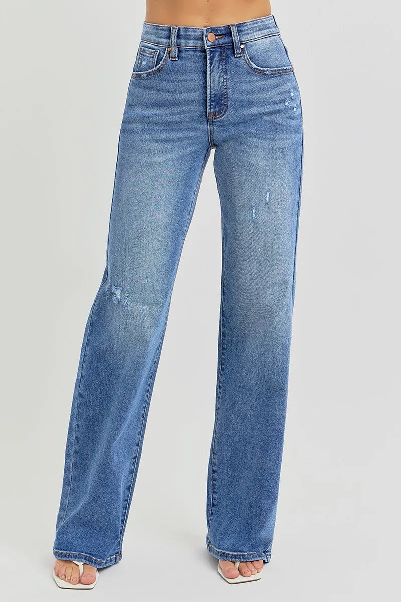 The Easy Street Wide Leg Jeans