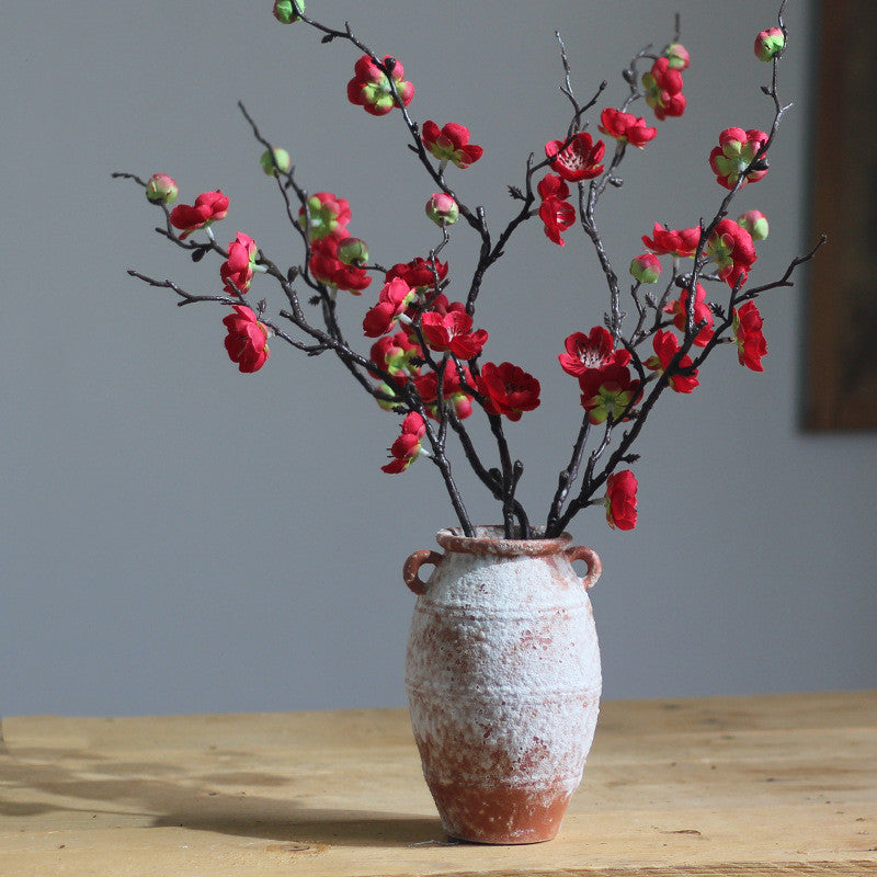 Nostalgic Retro Stoneware Home Zen Vase