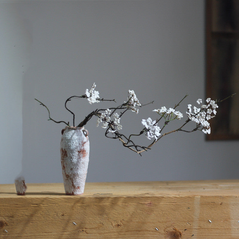 Nostalgic Retro Stoneware Home Zen Vase