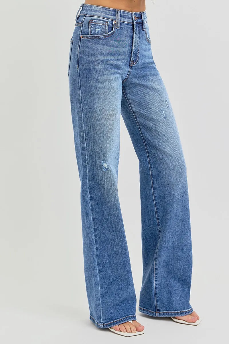 The Easy Street Wide Leg Jeans