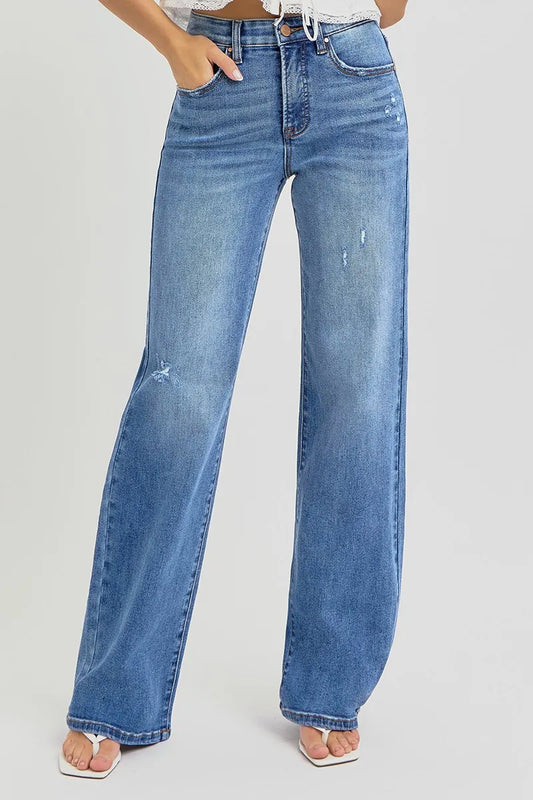 The Easy Street Wide Leg Jeans